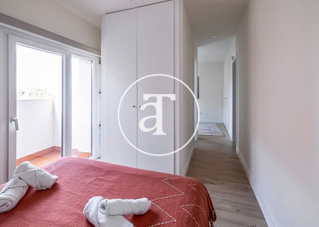 Appartement d'une chambre à louer temporairement avec terrasse près de la Plaza Castilla 4