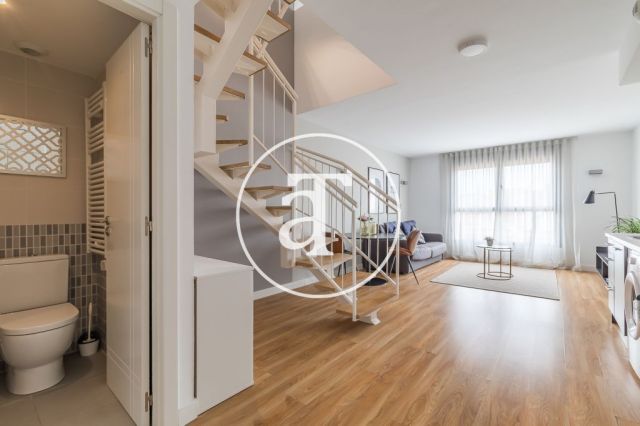 Duplex d'une chambre à louer temporairement près de la gare Puerta de Atocha 15