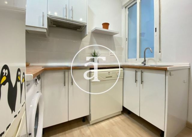 Monthly rental apartment with 1 bedroom and 1 bathroom very close to Gran Via 5