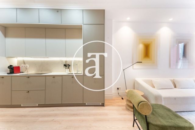Monthly rental apartment of 1 bedroom suite with bathroom and balcony in Centro - Justicia neighborhood 15
