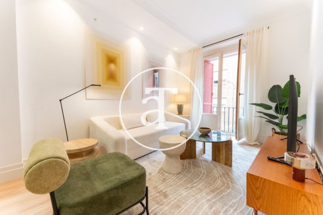 Monthly rental apartment of 1 bedroom suite with bathroom and balcony in Centro - Justicia neighborhood