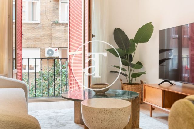 Monthly rental apartment of 1 bedroom suite with bathroom and balcony in Centro - Justicia neighborhood 5