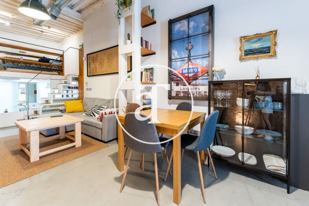 Piso de alquiler temporal de 1 habitación y 1 baño en el centro de Madrid 3