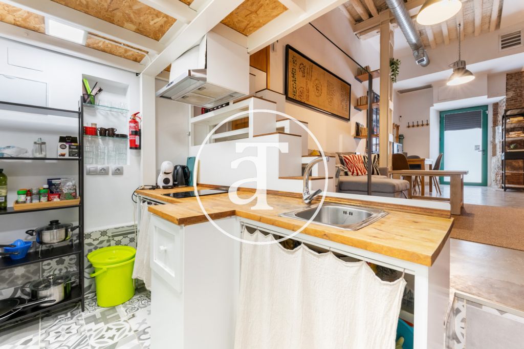 Piso de alquiler temporal de 1 habitación y 1 baño en el centro de Madrid 10