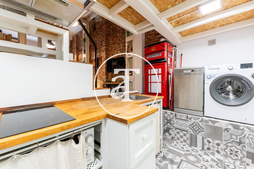 Piso de alquiler temporal de 1 habitación y 1 baño en el centro de Madrid 11