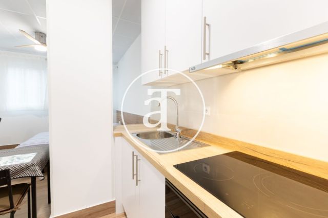 Studio à louer temporairement avec 1 chambre et 1 salle de bain à Latina, avec accès direct aux parcs et aux espaces verts. 4