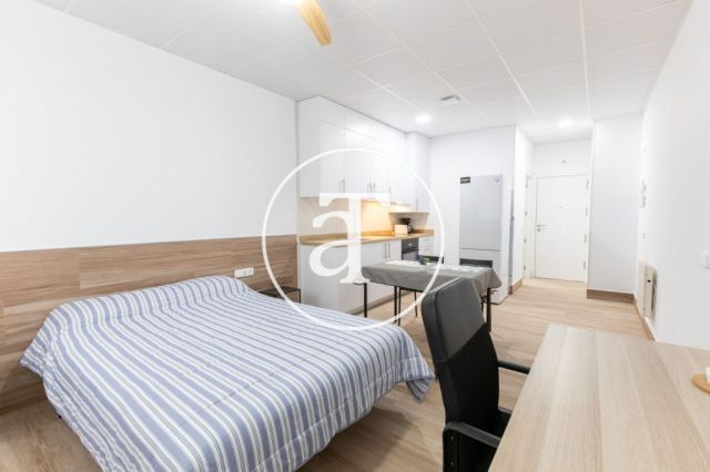 Studio 1 chambre, 1 salle de bain à louer pour courte durée à Latina 7