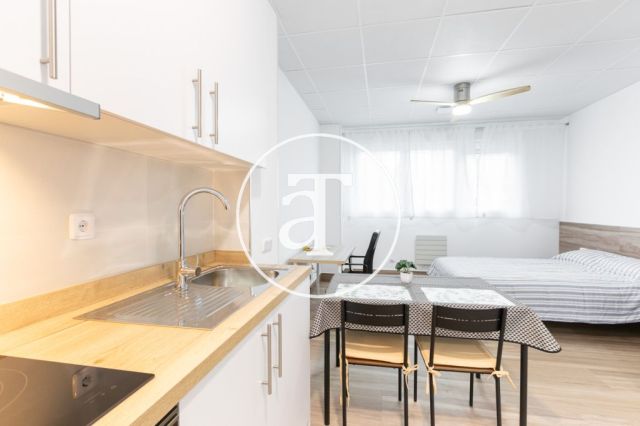 Studio 1 chambre, 1 salle de bain à louer pour courte durée à Latina 2