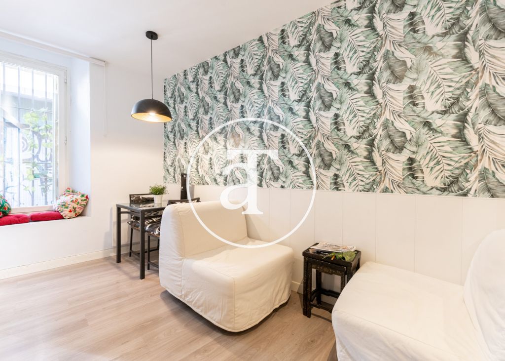 Monthly rental apartment with 1 bedroom and 1 bathroom in the center of Madrid