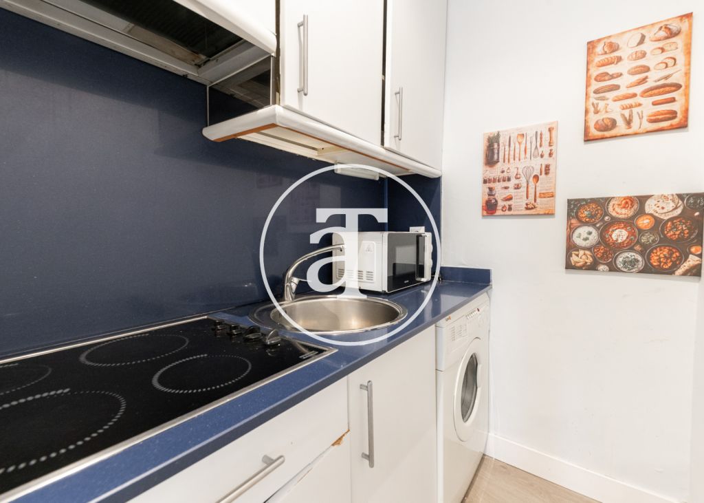 Monthly rental apartment with 1 bedroom and 1 bathroom in the center of Madrid 6