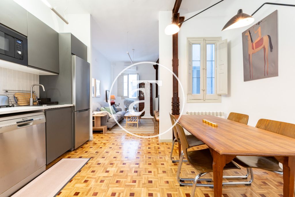 Appartement en location temporaire avec 2 chambres et 1 salle de bain à proximité du parc du Retiro 11