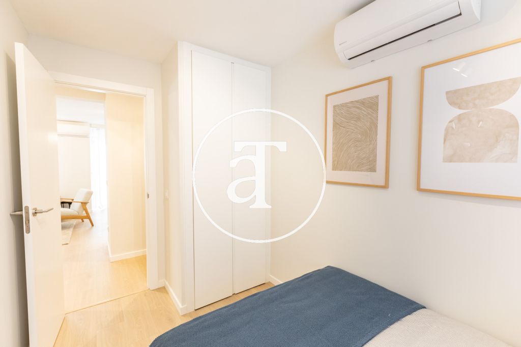 Appartement en location temporaire avec 3 chambres, 2 salles de bains et balcon à proximité de Vista Alegre 15