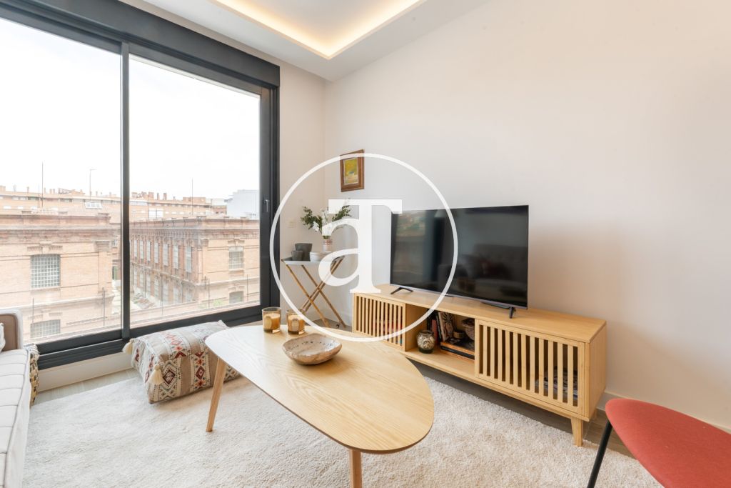 Monthly rental apartment with 2 bedrooms and 2 bathrooms with terrace and pool in Arganzuela 4