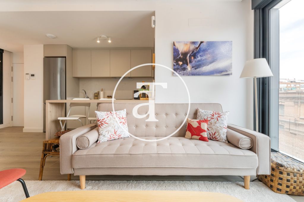Monthly rental apartment with 2 bedrooms and 2 bathrooms with terrace and pool in Arganzuela 5