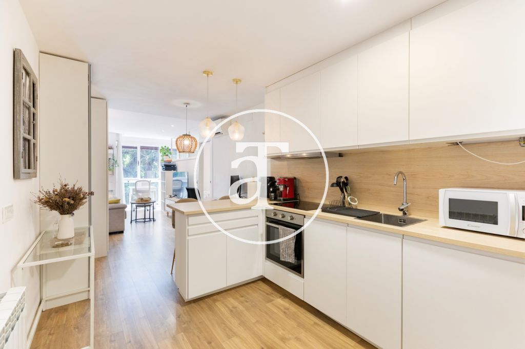 Appartement temporaire à louer avec 1 chambre et 1 salle de bain à Arganzuela 9