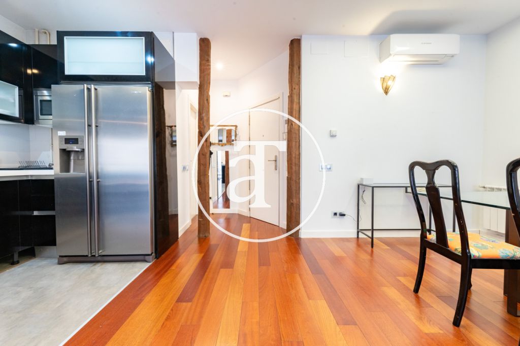Monthly rental apartment with 1 bedroom suite with balcony and optional parking in La Latina 14