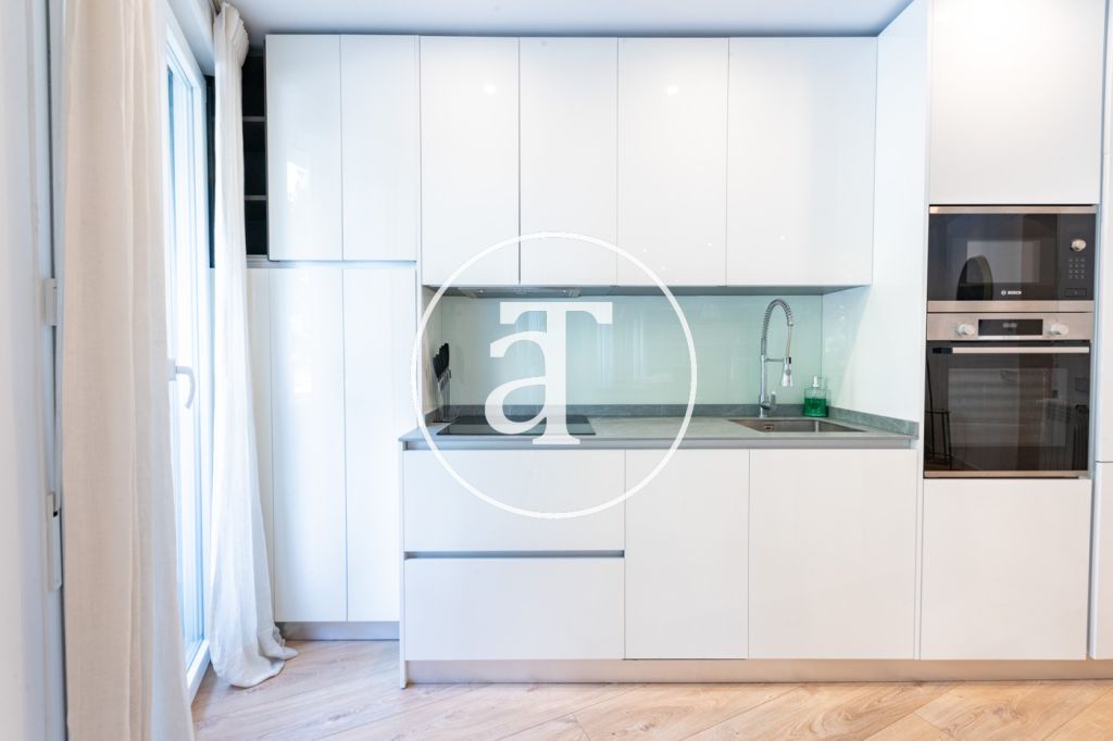 Monthly rental apartment with 2 bedrooms and 2 bathrooms with study in Goya 15