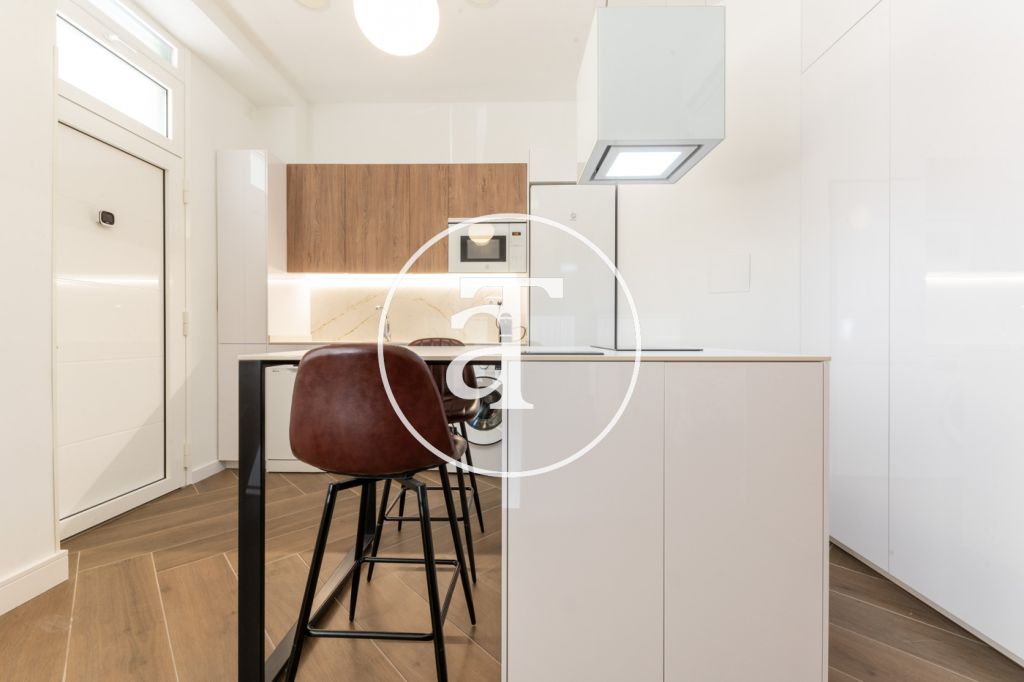 Monthly rental studio with bedroom and 1 bathroom in Arganzuela 12
