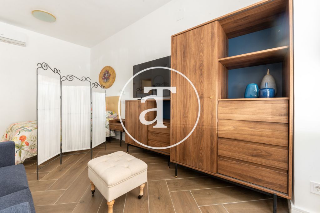 Monthly rental studio with bedroom and 1 bathroom in Arganzuela 6