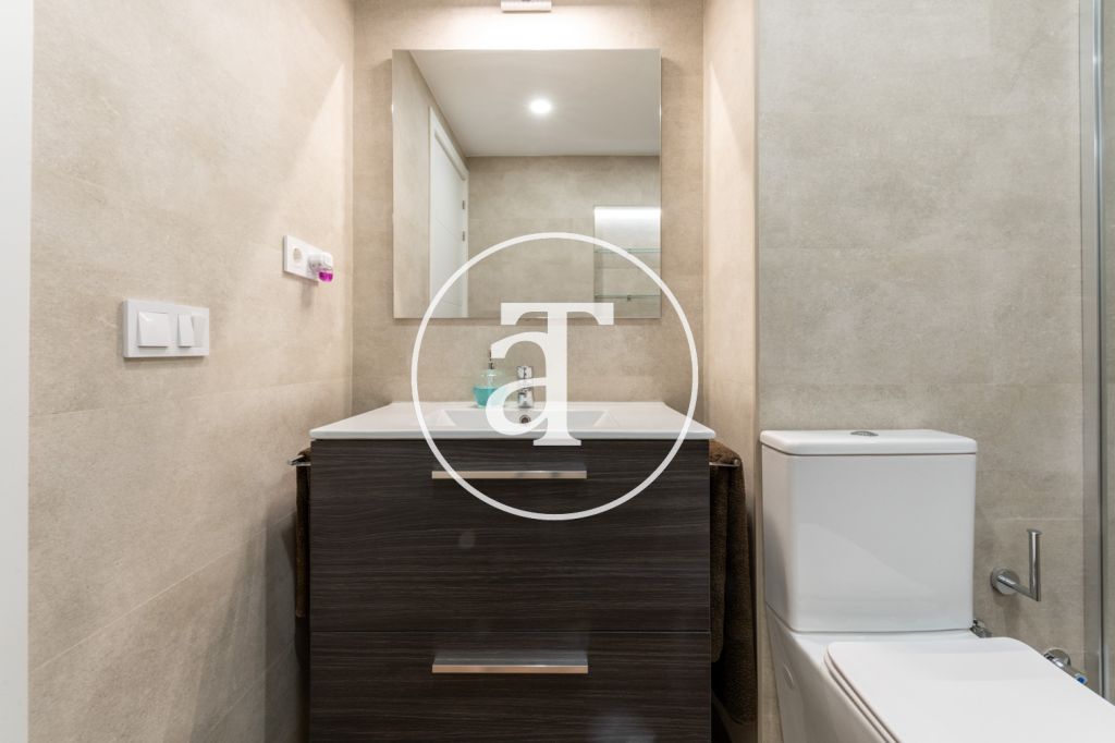 Monthly rental studio with bedroom and 1 bathroom in Arganzuela 22