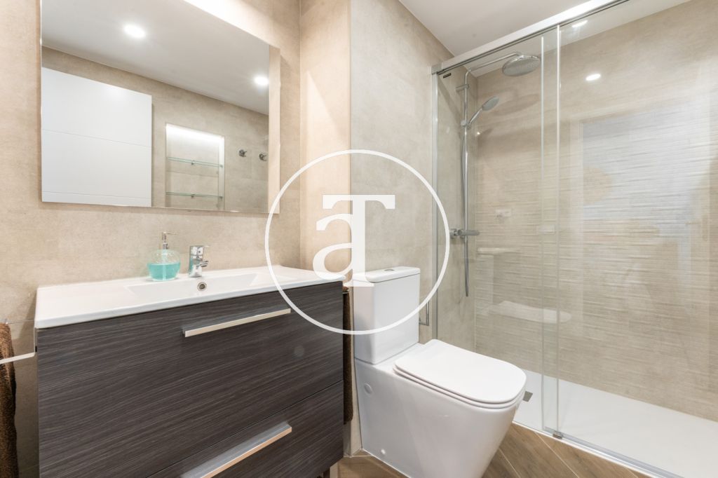 Monthly rental studio with bedroom and 1 bathroom in Arganzuela 21