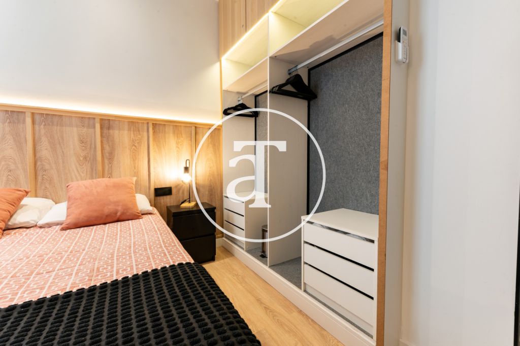 Piso de alquiler temporal de 1 habitación y 1 baño en Chopera 19