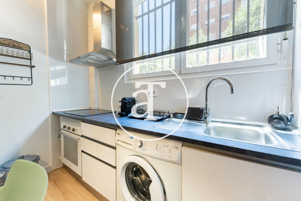 Piso de alquiler temporal de 1 habitación y 1 baño en Chopera 14