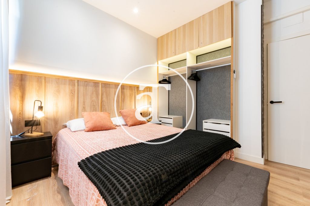 Piso de alquiler temporal de 1 habitación y 1 baño en Chopera 17