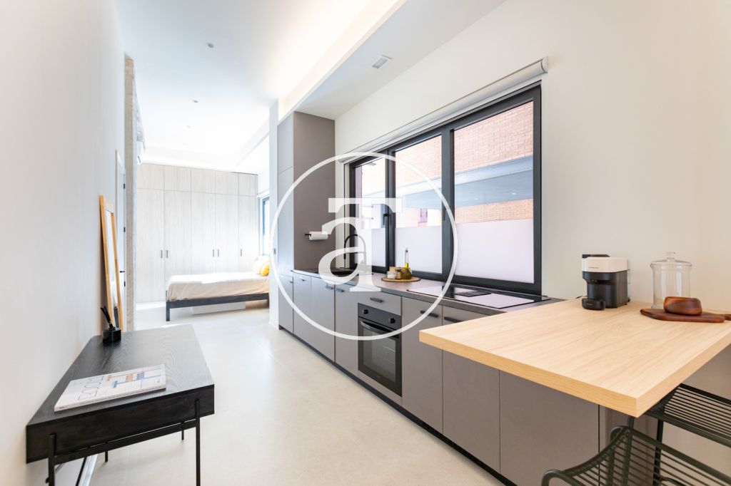 Estudio de alquiler temporal de 1 habitación y baño en Delicias 8