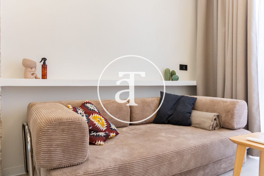 Estudio de alquiler temporal de 1 habitación y baño en Delicias 3