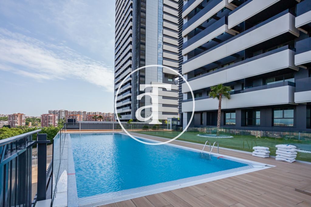 Appartement à louer avec 2 chambres et terrasse avec une excellente vue à Valdecederas 58