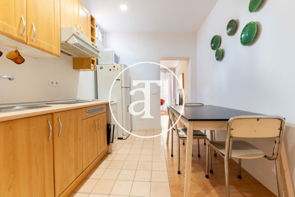 Appartement en location temporaire avec 1 chambre, 1 salle de bain et balcon à Lavapiés, Madrid 15