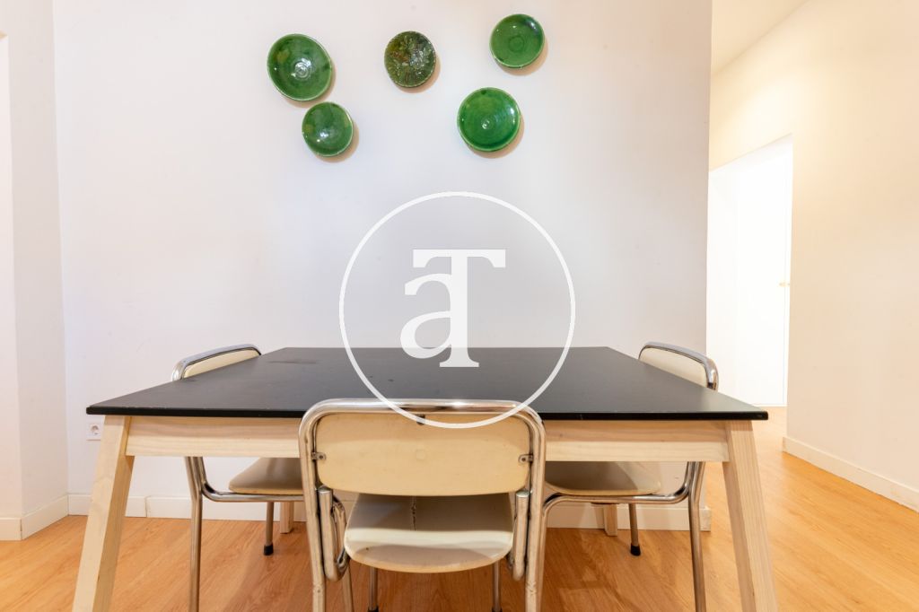 Appartement en location temporaire avec 1 chambre, 1 salle de bain et balcon à Lavapiés, Madrid 14
