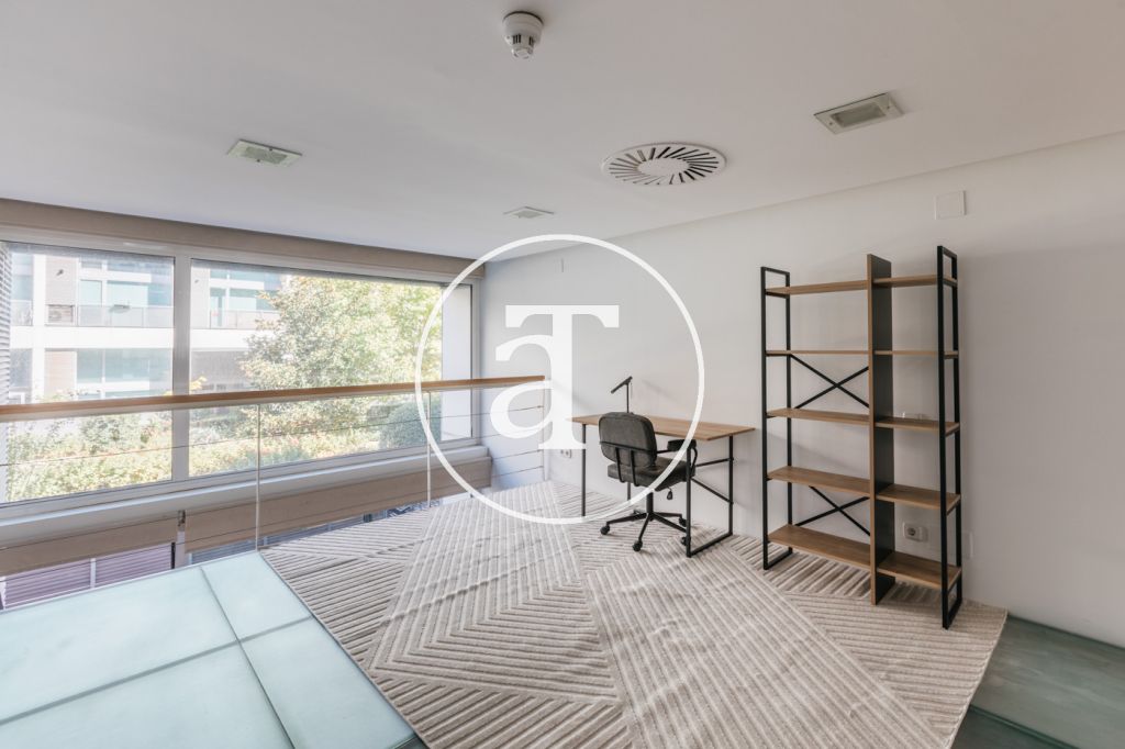 Duplex for monthly rental with 1 bedroom, bathroom and toilet with terrace in Simancas 40