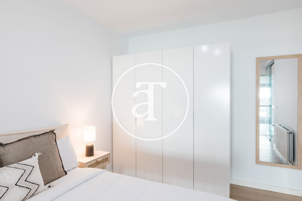 Duplex for monthly rental with 1 bedroom, bathroom and toilet with terrace in Simancas 36