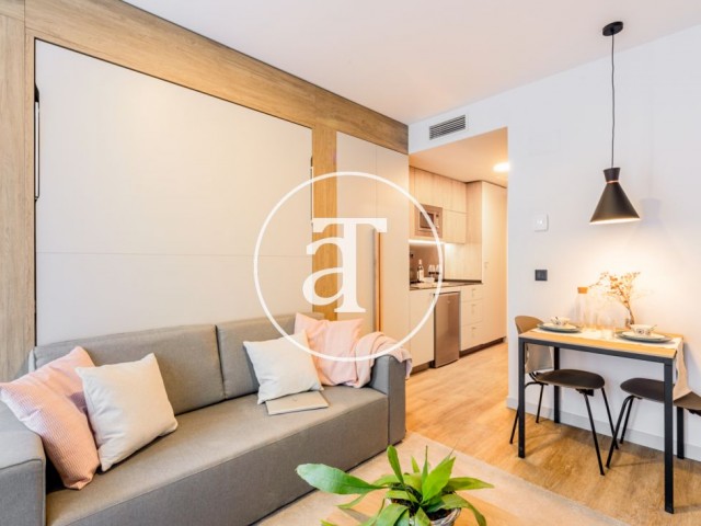 Precioso estudio amueblado con piscina y zonas comunes en Rivas-Vaciamadrid