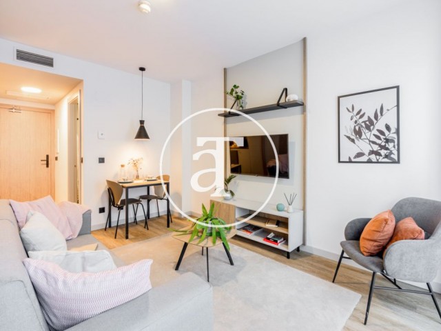 Precioso estudio amueblado con piscina y zonas comunes en Rivas-Vaciamadrid