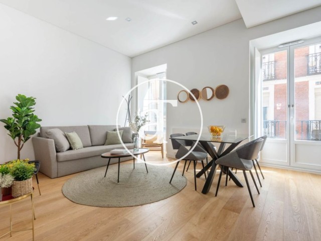 Monthly rental apartment with 1 bedroom in Malasaña, downtown Madrid