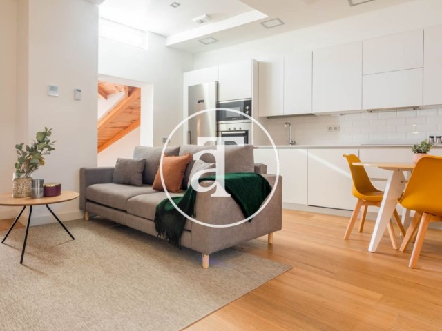 Monthly rental apartment with 1 bedroom in Malasaña, downtown Madrid