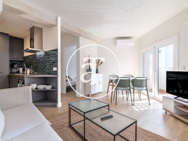 Appartement de 2 chambres à louer temporairement près de la Plaza Castilla