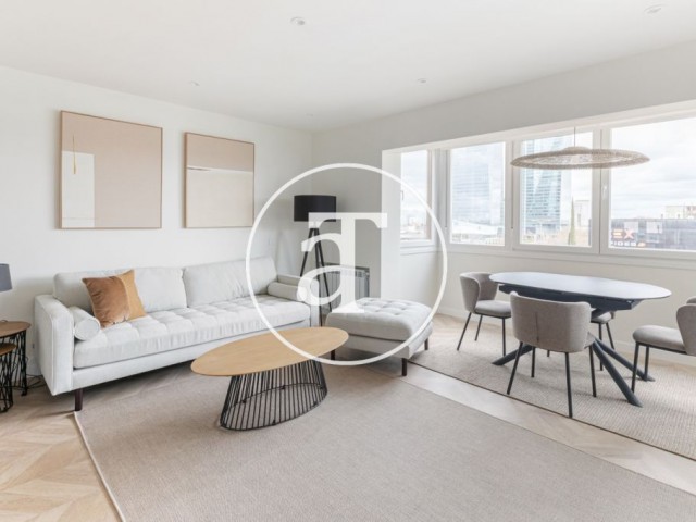 Monthly rental apartment with 2 bedrooms and 2 bathrooms in the neighborhood of Castilla - Chamartin