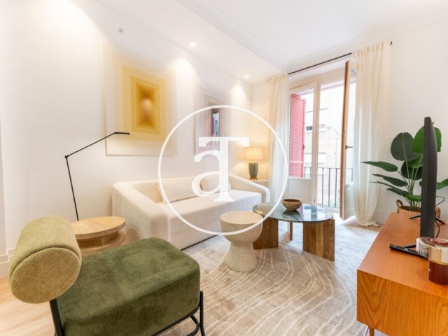 Monthly rental apartment of 1 bedroom suite with bathroom and balcony in Centro - Justicia neighborhood