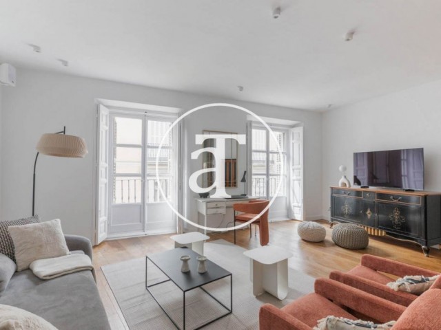 2 bedroom, 2 bathroom apartment for temporary rent with balcony in downtown - Palacio