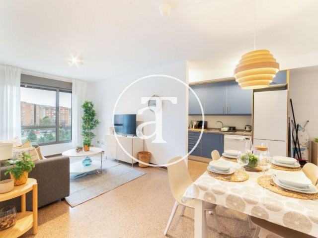 1 appartement de 2 chambres à louer temporairement près des espaces verts à Villa de Vallecas