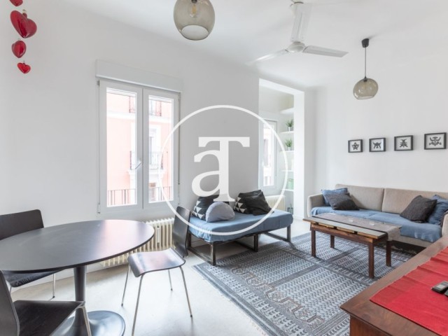 Monthly rental apartment with 2 bedrooms and 1 bathroom in the center of Madrid