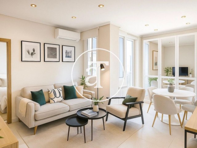 Appartement de 2 chambres et 1 salle de bain en location temporaire avec patio à Salamanque
