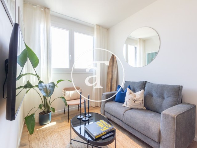 Flex Living de alojamiento temporal de 1 habitación independiente con cocina privada y baño