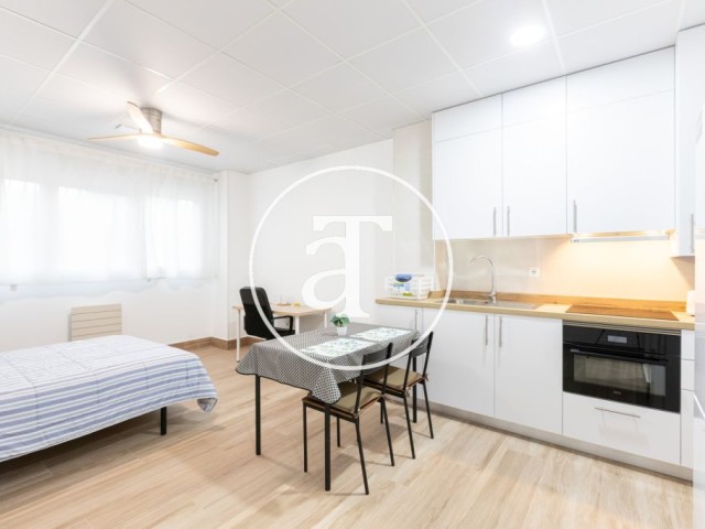 Estudio de alquiler temporal de 1 habitación y 1 baño en Latina