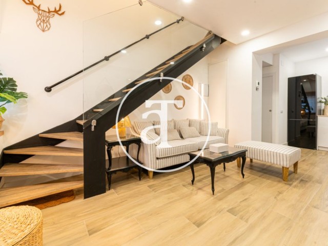 Duplex for monthly rental with 1 bedroom, study and 1 bathroom in Fuencarral