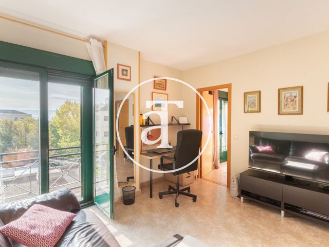 Appartement en location temporaire avec 1 chambre, balcon et 1 salle de bain dans le centre de Madrid